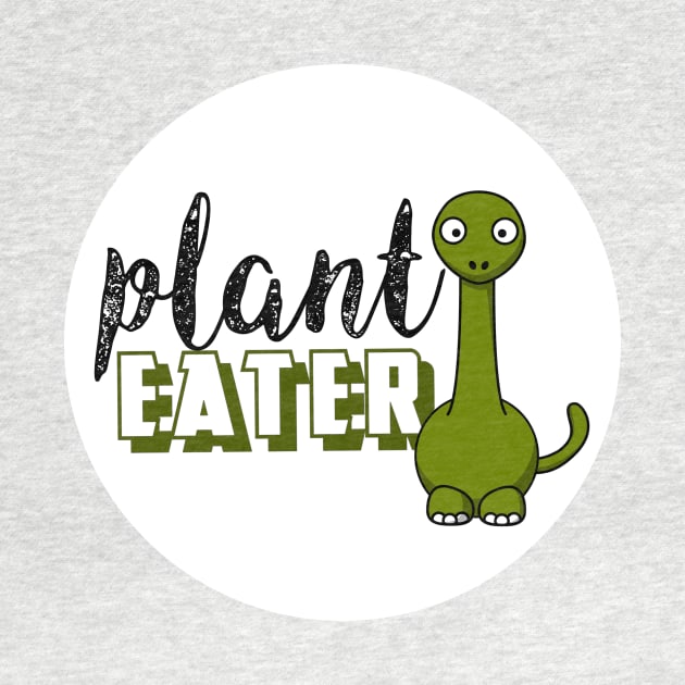 Plant eater cute logo by victoriaarden